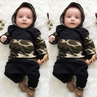 Load image into Gallery viewer, 2 Pieces Set Baby Boys Solid Color Hoodies Swearshirts And Pants Wholesale 22011475
