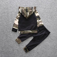 Load image into Gallery viewer, 2 Pieces Set Baby Boys Solid Color Hoodies Swearshirts And Pants Wholesale 22011475
