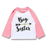 Load image into Gallery viewer, Baby Kid Girls Letters Color-blocking Print Tops Wholesale 22011481

