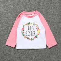 Load image into Gallery viewer, Baby Kid Girls Letters Color-blocking Print Tops Wholesale 22011481
