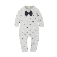 Load image into Gallery viewer, Baby Unisex Bow Print Jumpsuits Wholesale 22011493
