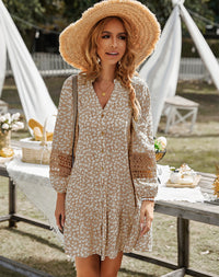 Load image into Gallery viewer, Women Flower Print Dresses Wholesale 220118243
