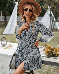 Load image into Gallery viewer, Women Flower Print Dresses Wholesale 220118243
