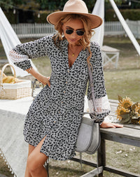 Load image into Gallery viewer, Women Flower Print Dresses Wholesale 220118243
