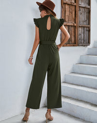 Load image into Gallery viewer, Women Solid Color Ribbon Jumpsuits Wholesale 220118378
