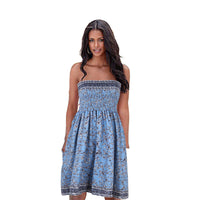 Load image into Gallery viewer, Women Flower Tie Dye Print Dresses Wholesale 008011891
