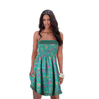 Load image into Gallery viewer, Women Flower Tie Dye Print Dresses Wholesale 008011891
