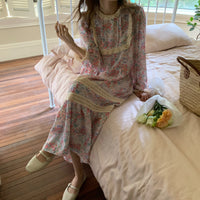 Load image into Gallery viewer, Women Flower Lace Print Dresses Wholesale 22011987
