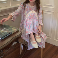 Load image into Gallery viewer, Women Flower Lace Print Dresses Wholesale 22011987
