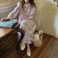 Load image into Gallery viewer, Women Flower Lace Print Dresses Wholesale 22011987
