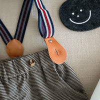 Load image into Gallery viewer, 2 Pieces Set Baby Kid Boys Birthday Party Solid Color Bow Shirts And Checked Pants Wholesale 220122267
