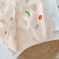 Load image into Gallery viewer, Baby Kid Girls Flower Plant Crochet Embroidered Vests Waistcoats Wholesale 220122421

