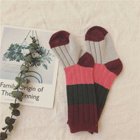 Load image into Gallery viewer, Unisex Color-blocking Socks Wholesale 22021101
