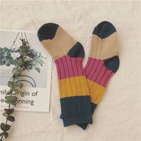 Load image into Gallery viewer, Unisex Color-blocking Socks Wholesale 22021101
