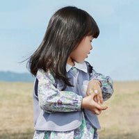 Load image into Gallery viewer, 2 Pieces Set Baby Kid Girls Crochet Print Vests Waistcoats And Flower Dresses Wholesale 697911902
