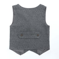 Load image into Gallery viewer, 3 Pieces Set Baby Kid Boys Striped Vests&amp;Waistcoats Pants And Solid Color Shirts Wholesale 220214106
