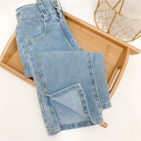 Load image into Gallery viewer, Baby Kid Girls Solid Color Pants Jeans Wholesale 220214123
