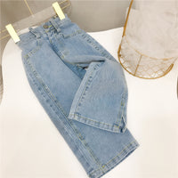 Load image into Gallery viewer, Baby Kid Girls Solid Color Pants Jeans Wholesale 220214123
