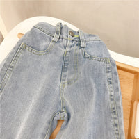 Load image into Gallery viewer, Baby Kid Girls Solid Color Pants Jeans Wholesale 220214123
