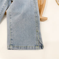 Load image into Gallery viewer, Baby Kid Girls Solid Color Pants Jeans Wholesale 220214123
