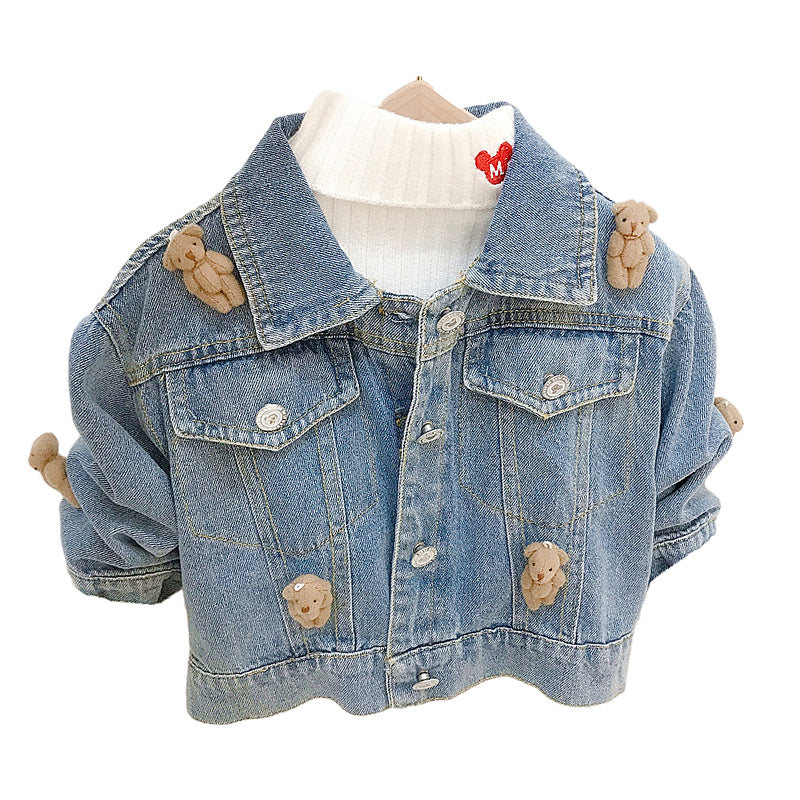 Baby Kid Girls Animals Cartoon Jackets Outwears Wholesale 220214247