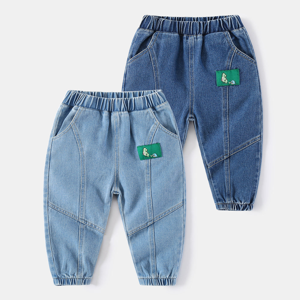 Baby Kid Boys Cartoon Jeans Wholesale 220214478