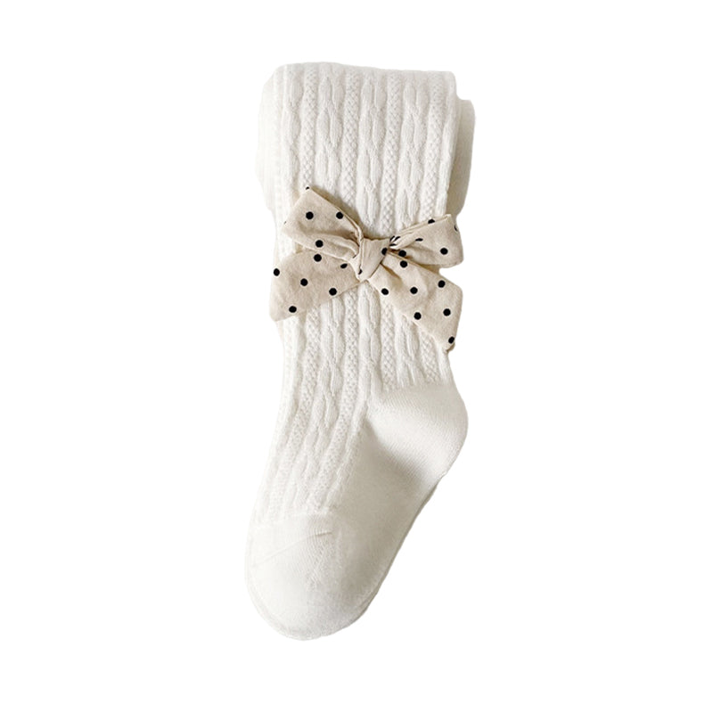 Girls Solid Color Bow Accessories Socks Wholesale 220214720