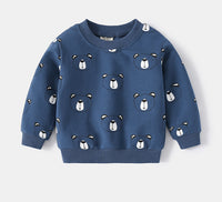 Load image into Gallery viewer, 2 Pieces Set Baby Kid Boys Cartoon Print Hoodies Swearshirts And Color-blocking Pants Wholesale 220214737
