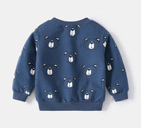 Load image into Gallery viewer, 2 Pieces Set Baby Kid Boys Cartoon Print Hoodies Swearshirts And Color-blocking Pants Wholesale 220214737
