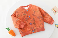 Load image into Gallery viewer, 3 Pieces Set Baby Kid Boys Letters Cartoon Print Jackets&amp;Outwears Tops And Solid Color Jeans Wholesale 220216352
