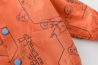 Load image into Gallery viewer, 3 Pieces Set Baby Kid Boys Letters Cartoon Print Jackets&amp;Outwears Tops And Solid Color Jeans Wholesale 220216352
