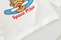 Load image into Gallery viewer, 3 Pieces Set Baby Kid Boys Letters Cartoon Print Jackets&amp;Outwears Tops And Solid Color Jeans Wholesale 220216352
