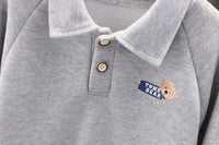 Load image into Gallery viewer, 2 Pieces Set Baby Kid Boys Letters Cartoon Print Tops And Solid Color Pants Wholesale 220216466
