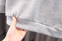 Load image into Gallery viewer, 2 Pieces Set Baby Kid Boys Letters Cartoon Print Tops And Solid Color Pants Wholesale 220216466
