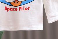 Load image into Gallery viewer, 3 Pieces Set Baby Kid Unisex Checked Print Shirts Letters Cartoon Tops And Jeans Wholesale 220216549
