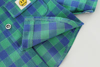 Load image into Gallery viewer, 3 Pieces Set Baby Kid Boys Checked Expression Shirts Letters Cartoon Tops And Jeans Wholesale 220216604
