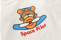 Load image into Gallery viewer, 3 Pieces Set Baby Kid Boys Checked Expression Shirts Letters Cartoon Tops And Jeans Wholesale 220216604
