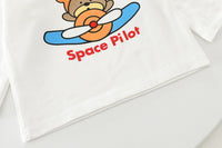 Load image into Gallery viewer, 3 Pieces Set Baby Kid Boys Checked Expression Shirts Letters Cartoon Tops And Jeans Wholesale 220216604
