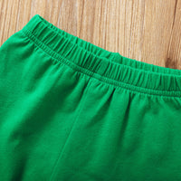 Load image into Gallery viewer, 3 Pieces Set Baby Unisex St Patrick&#39;s Day Letters Color-blocking Bow Rompers And Flower Print Pants And Solid Color Hats Wholesale 22021879
