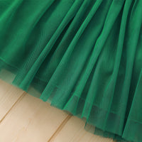 Load image into Gallery viewer, Baby Kid Girls Color-blocking Flower Bow Print St Patrick&#39;s Day Dresses Wholesale 22021884

