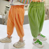 Load image into Gallery viewer, Baby Kid Girls Color-blocking Pants Wholesale 22022305
