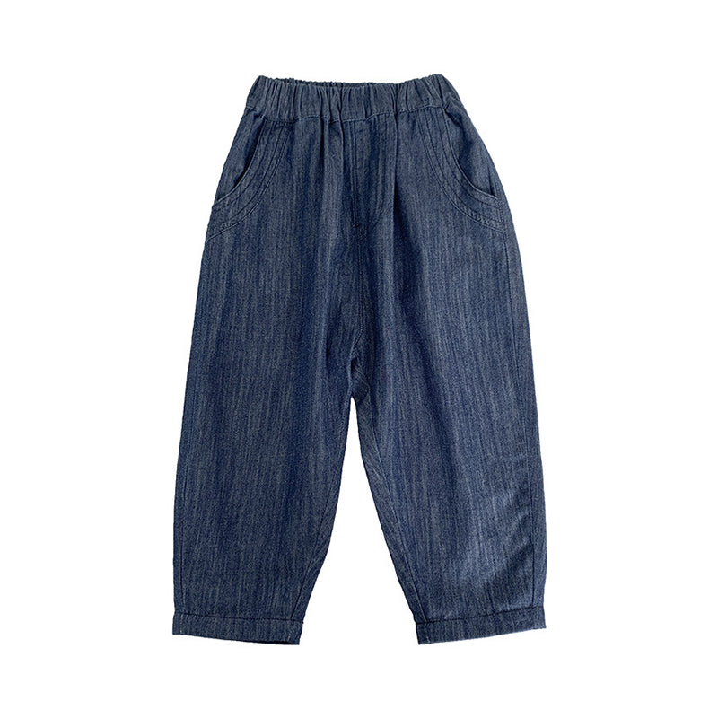 Baby Kid Boys Solid Color Pants Jeans Wholesale 220223102