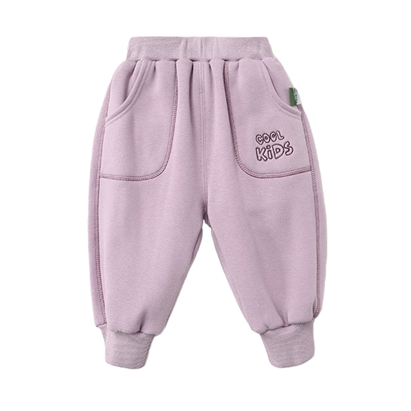 Baby Kid Girls Boys Letters Embroidered Sports Pants Wholesale 220223140