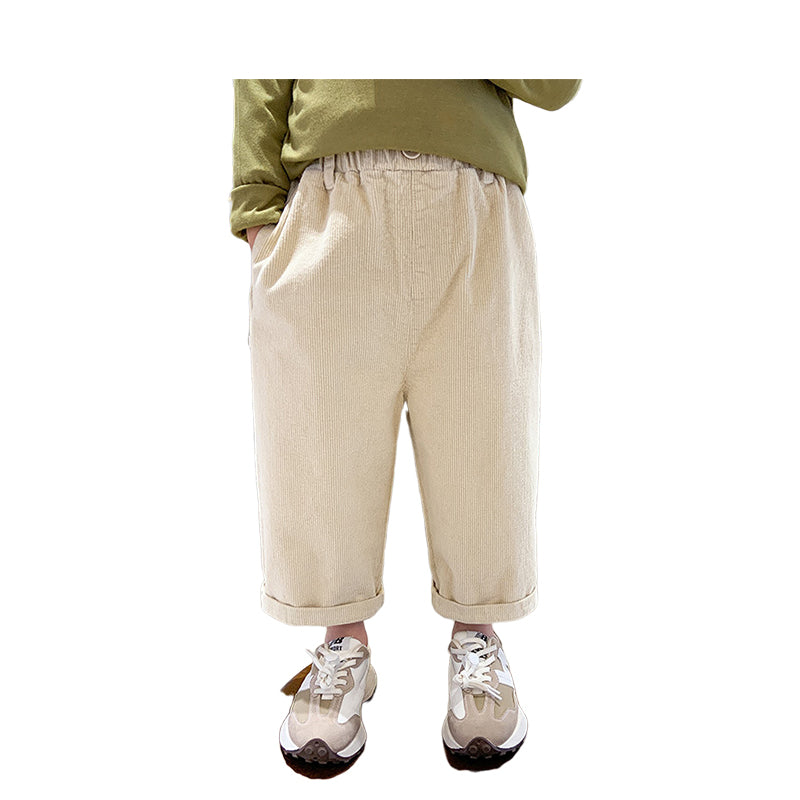 Baby Kid Boys Solid Color Pants Wholesale 220223191