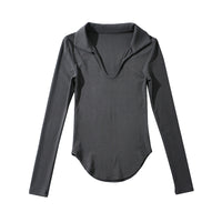 Load image into Gallery viewer, Women Solid Color Tops Wholesale 22022402
