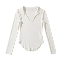 Load image into Gallery viewer, Women Solid Color Tops Wholesale 22022402
