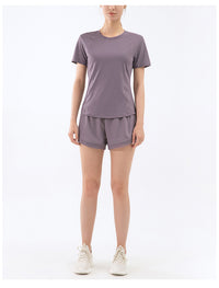 Load image into Gallery viewer, Women Solid Color Sports T-Shirts Wholesale 220224145
