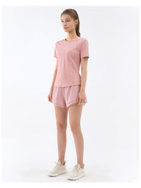 Load image into Gallery viewer, Women Solid Color Sports Shorts Wholesale 220224146
