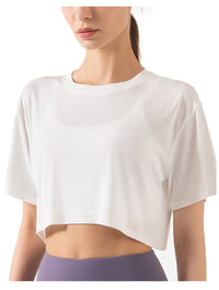 Load image into Gallery viewer, Women Solid Color Sports T-Shirts Wholesale 220224152
