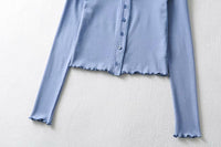 Load image into Gallery viewer, Women Solid Color Blouses Wholesale 220224170
